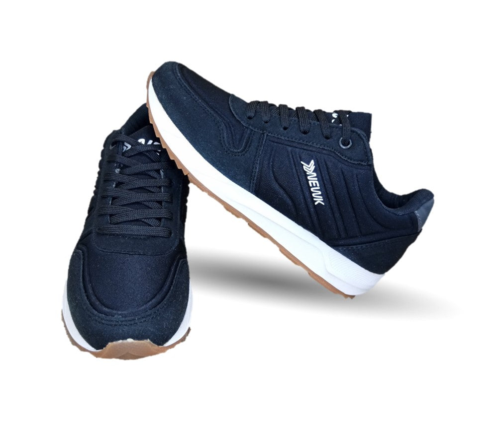 Tenis Deportivo Newk 921 Negro/Blanco para mujer