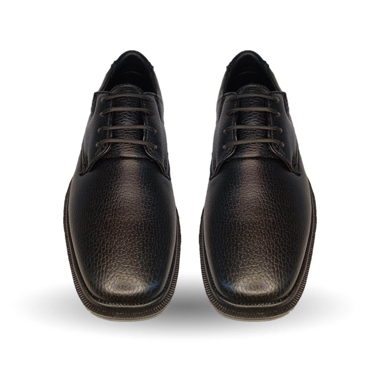 Zapato de Confort para pie diabético de piel de cordero Paceño 1700 Negro para hombre