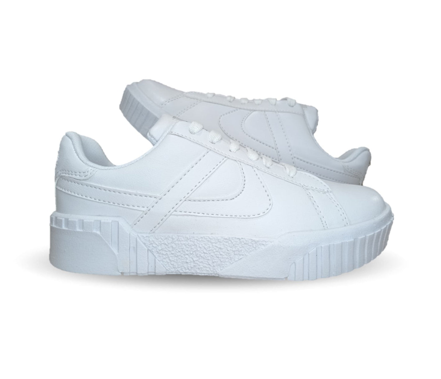 Tenis Urbano y Escolar Panam 676 Blanco Unisex para joven y mujer