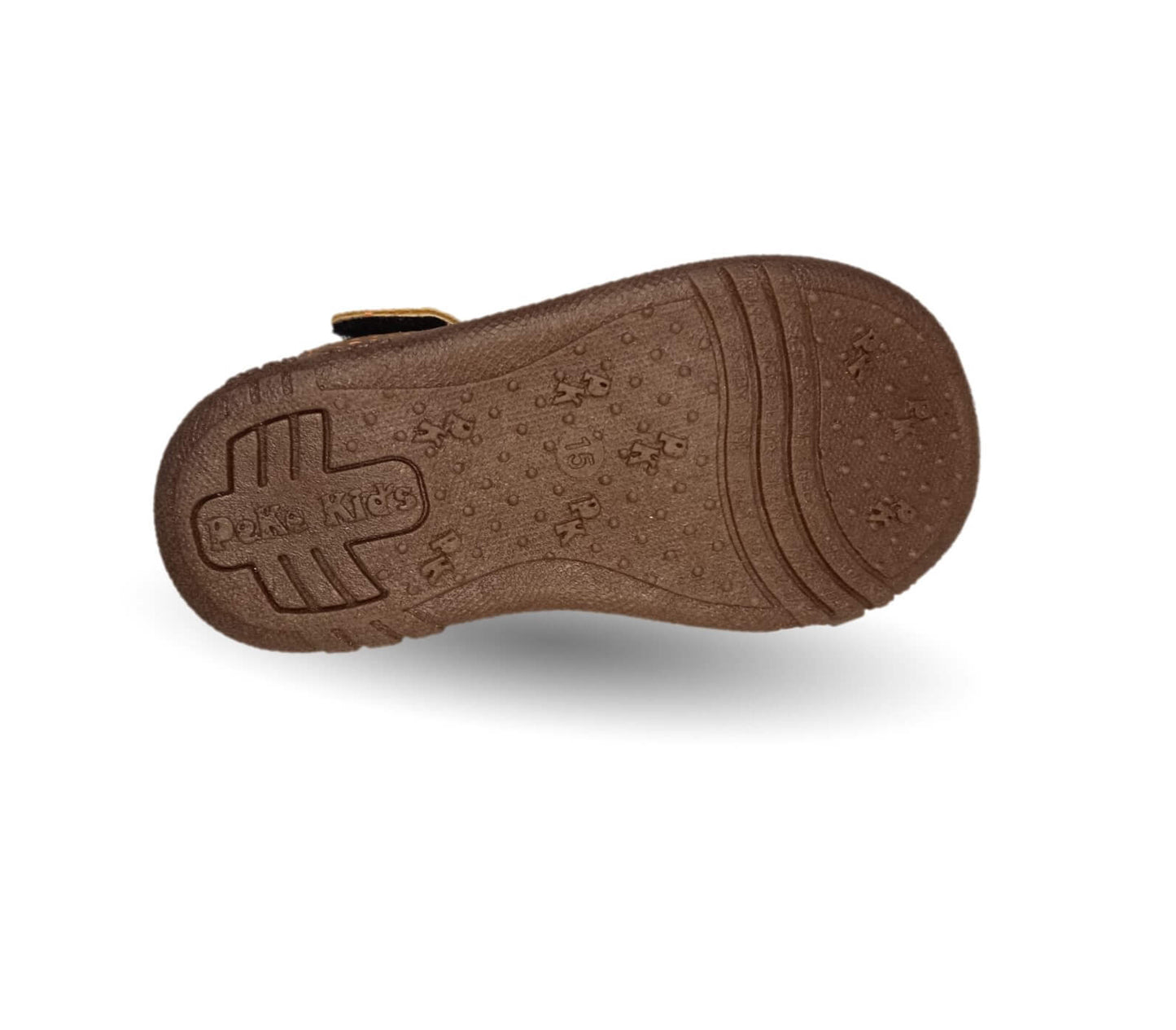 Sandalia con contactel Peke Kids 140 Café para niño