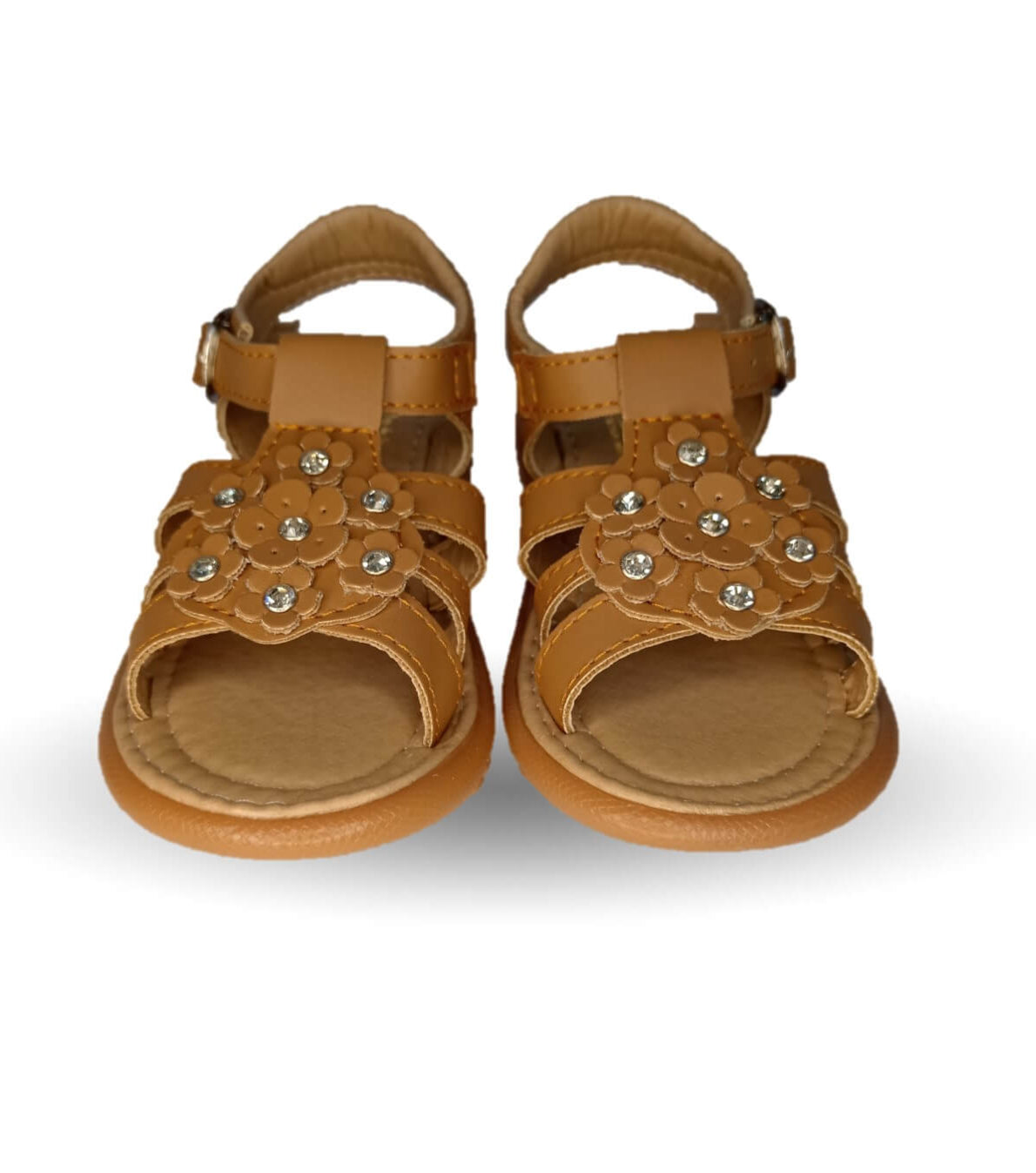 Sandalia con hebilla Peke Kids 325 Avellana para niña