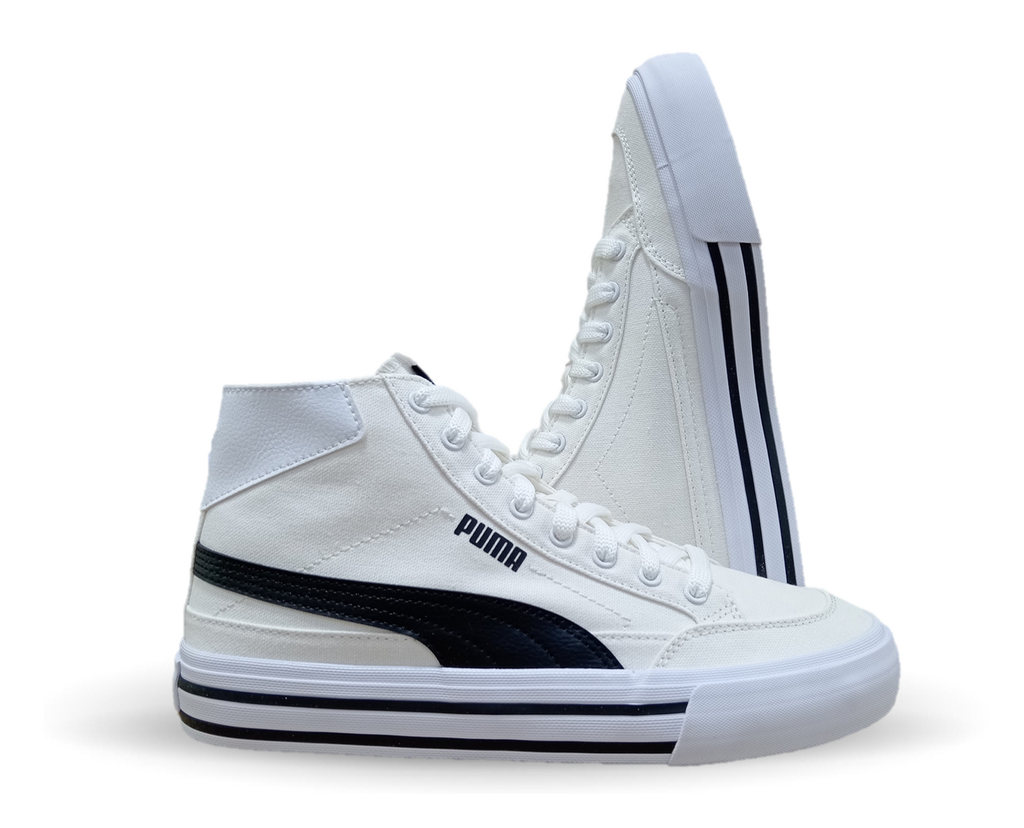 Tenis Urbano Textil Puma 6502 Blanco/Negro para hombre