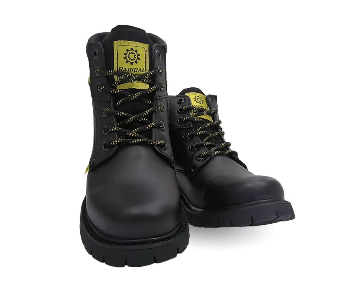 Botas Industriales y Casuales de piel Radical 23 Negro Unisex para mujer y hombre