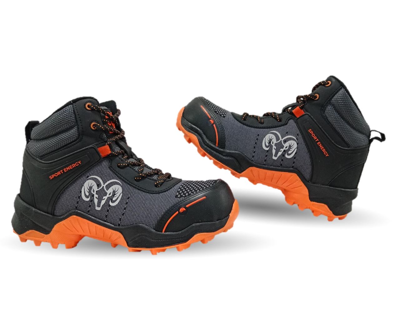 Casual Ram 9827 Color Acero/Negro/Naranja