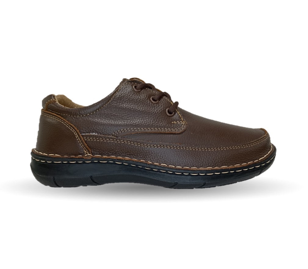 Zapato Casual de piel Riveello 100 Café para hombre