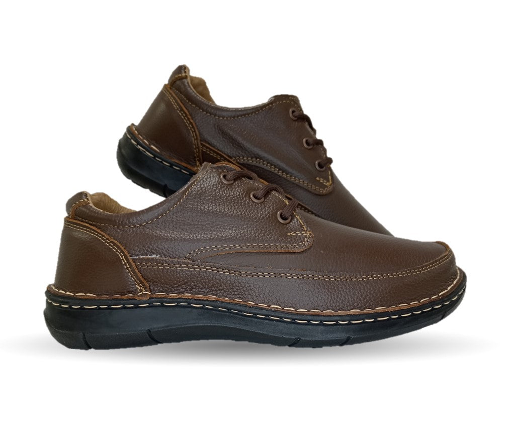 Zapato Casual de piel Riveello 100 Café para hombre