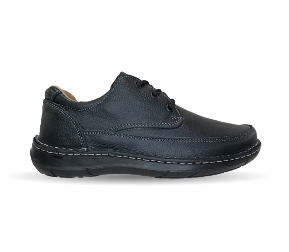 Zapato Casual de piel Riveello 100 Negro para hombre