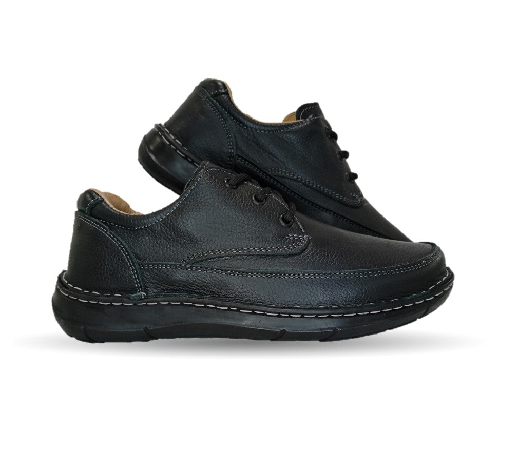 Zapato Casual de piel Riveello 100 Negro para hombre