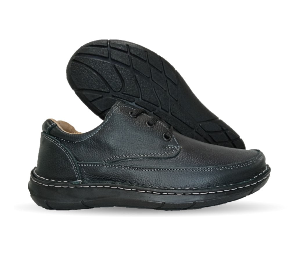 Zapato Casual de piel Riveello 100 Negro para hombre