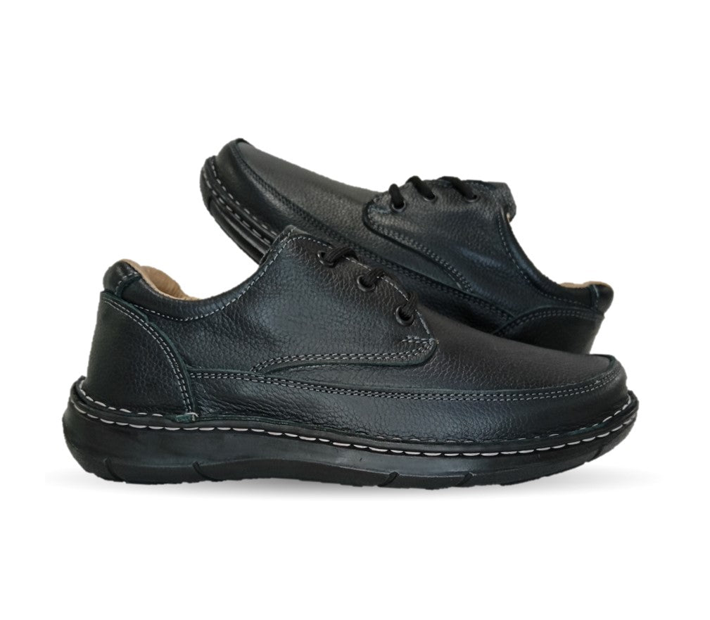 Zapato Casual de piel Riveello 100 Negro para hombre