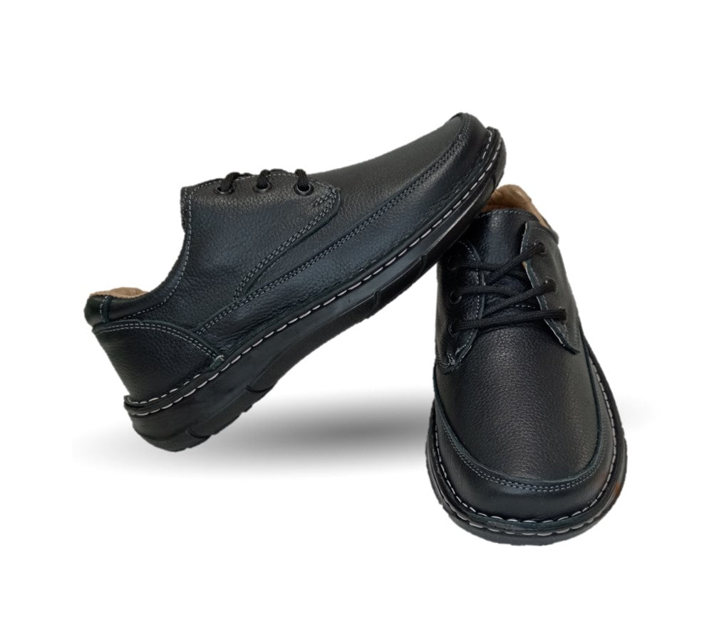 Zapato Casual de piel Riveello 100 Negro para hombre