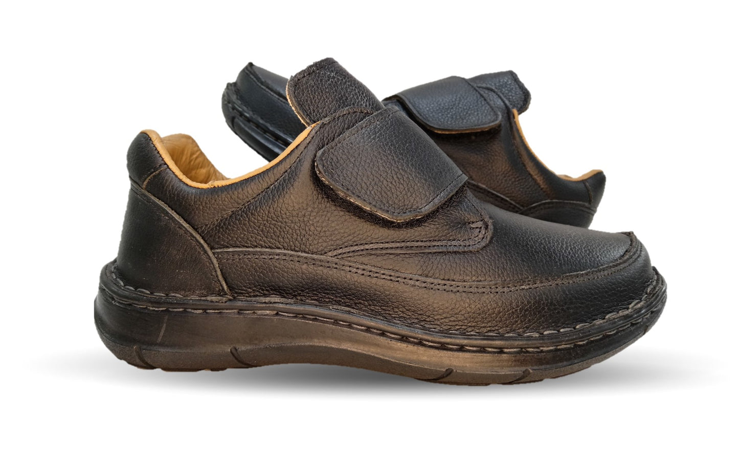 Zapato Casual de piel Riveello 104 Negro para hombre