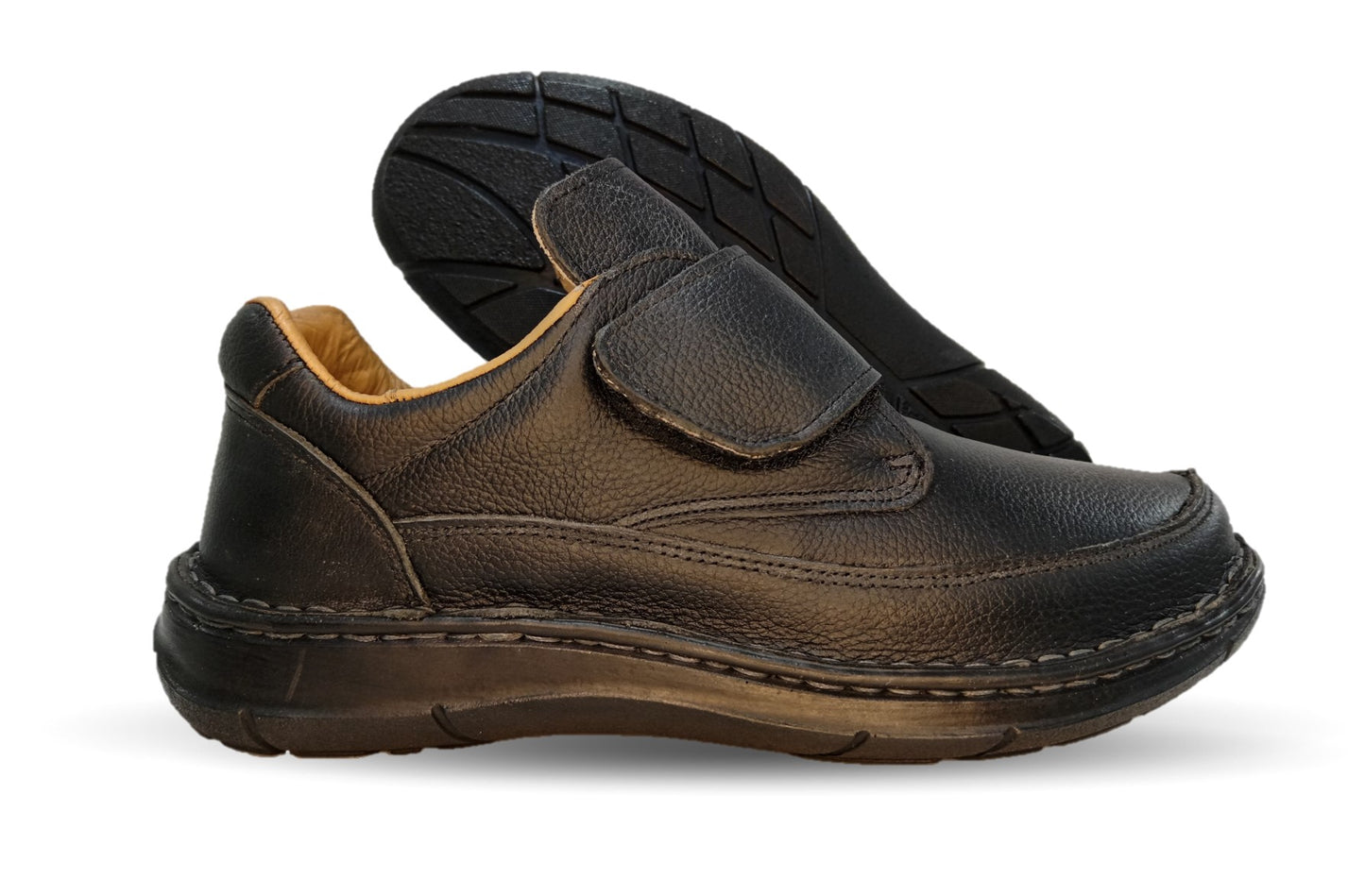 Zapato Casual de piel Riveello 104 Negro para hombre