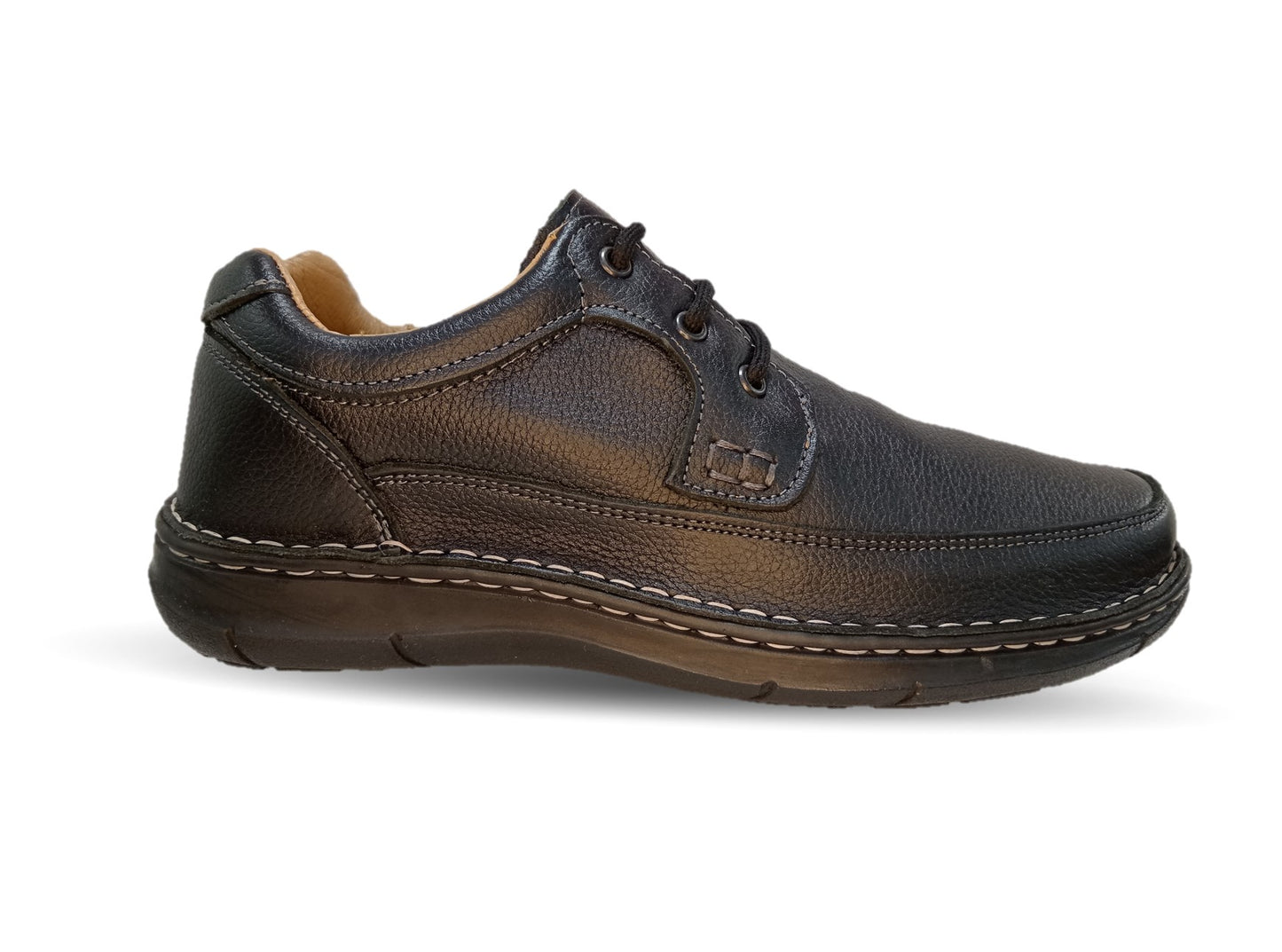 Zapato Casual de piel Riveello 110 Negro para hombre