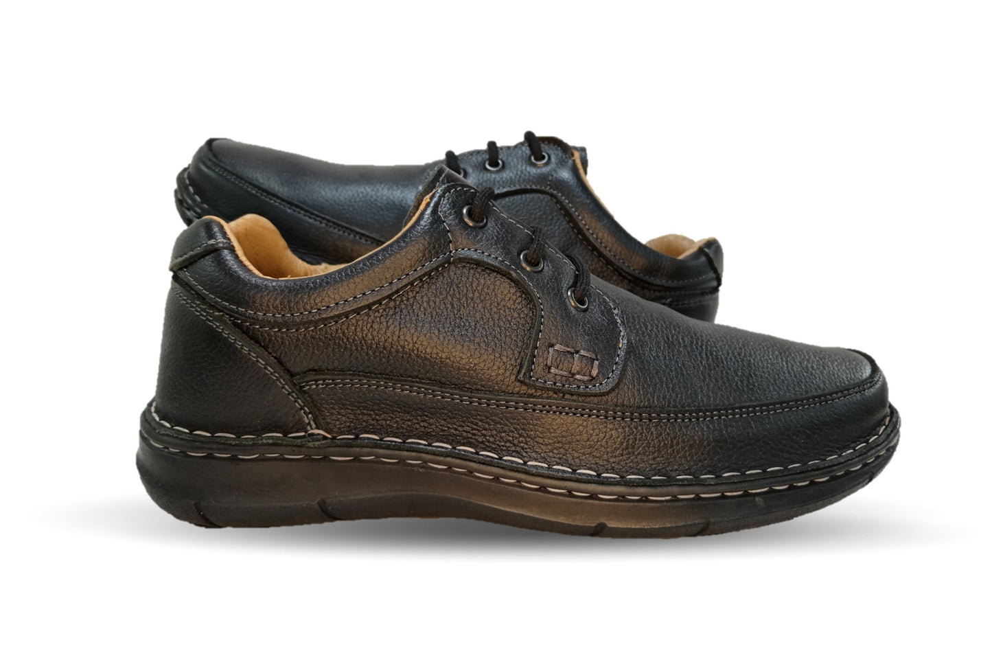 Zapato Casual de piel Riveello 110 Negro para hombre