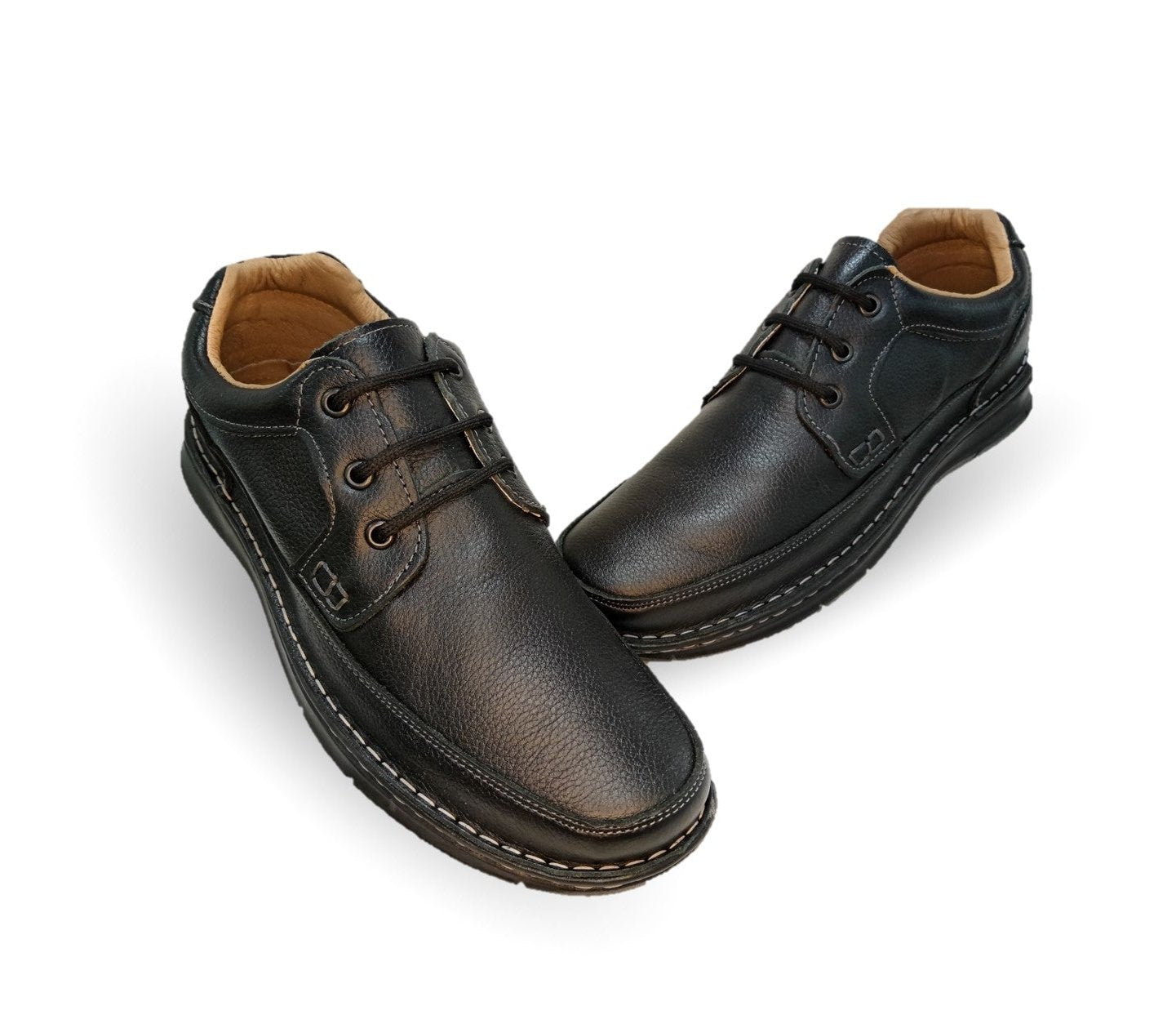 Zapato Casual de piel Riveello 110 Negro para hombre