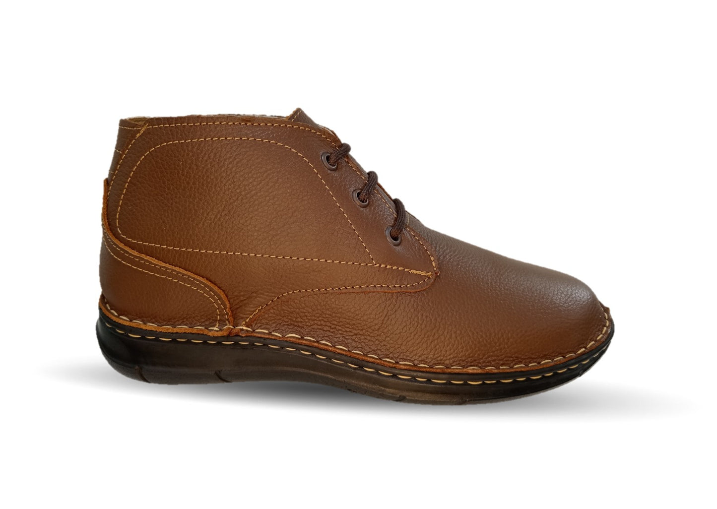 Zapato tipo Bota Casual de piel Riveello 420 Miel para hombre