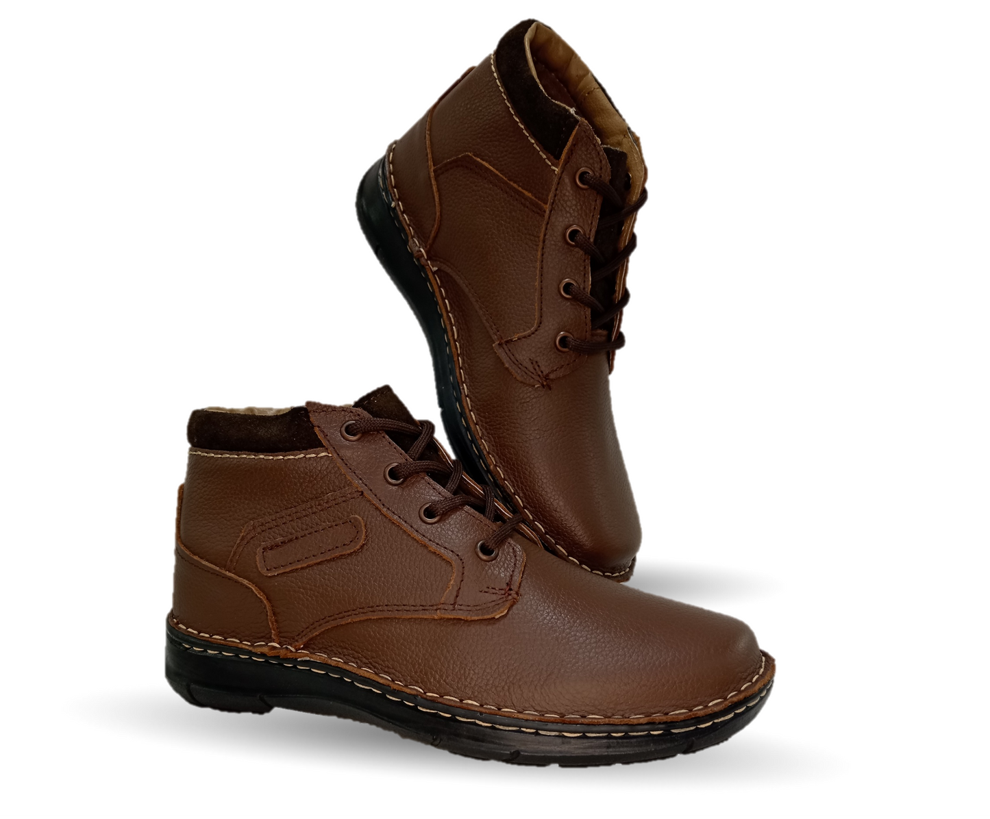 Zapato tipo Bota Casual Riveello 422 Color Miel para hombre