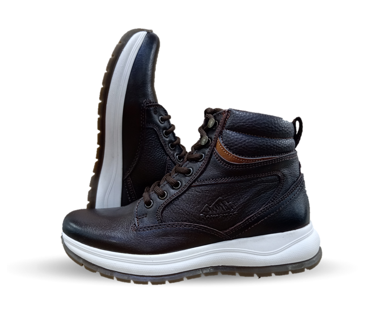 Bota Casual de piel Romano 7881 Lisboa Café para hombre