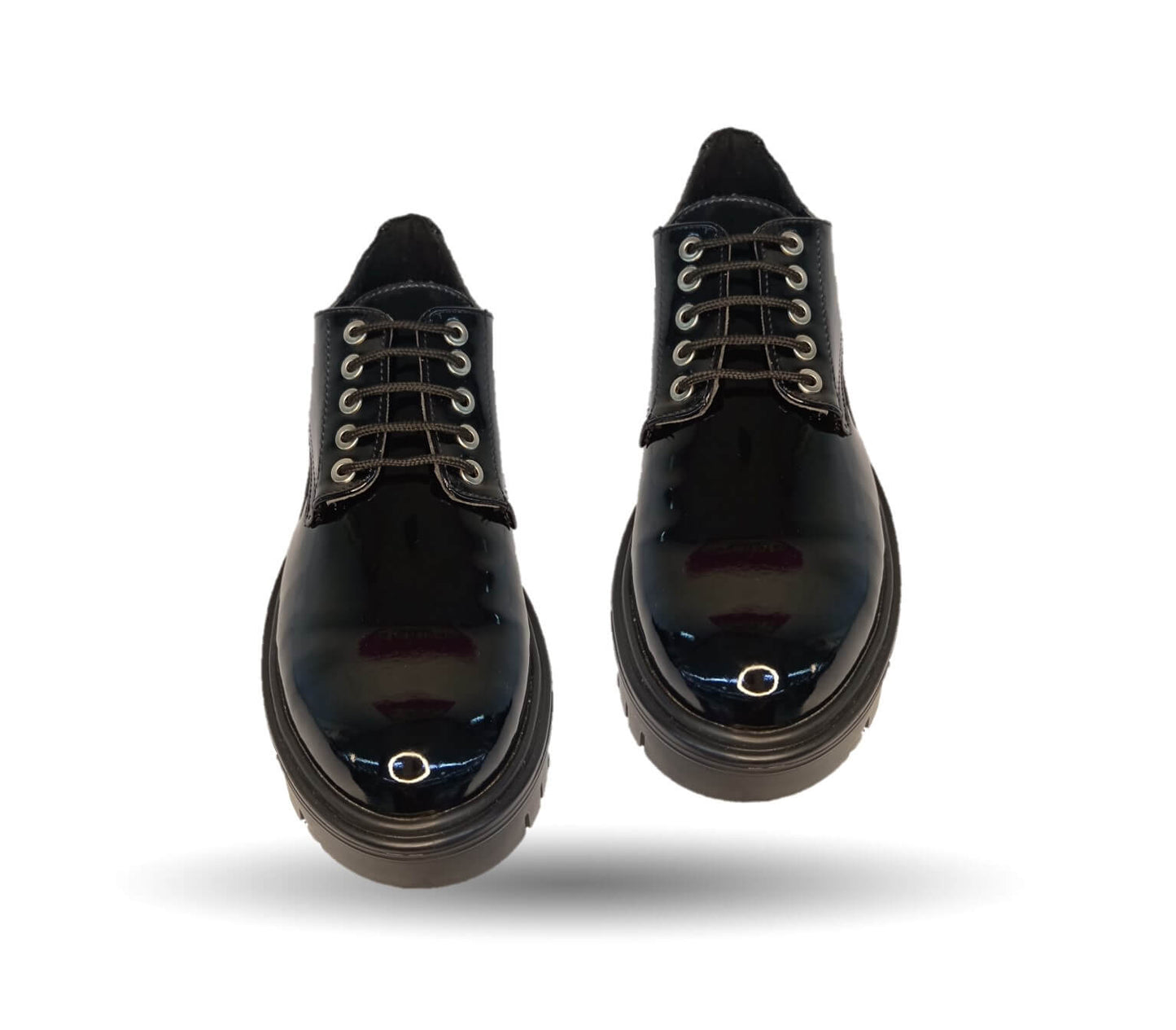 Zapato Casual y Escolar Scandalo 1862 Charol Negro para mujer