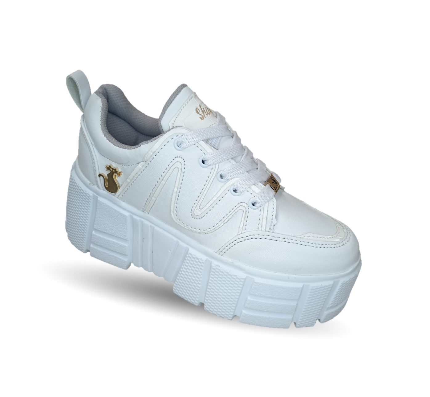 Tenis Urbano Shadow 2004 Blanco/Blanco para mujer