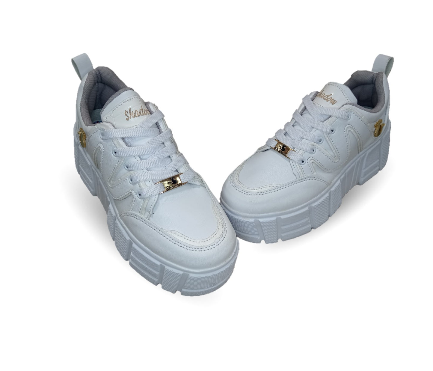 Tenis Urbano Shadow 2004 Blanco/Blanco para mujer