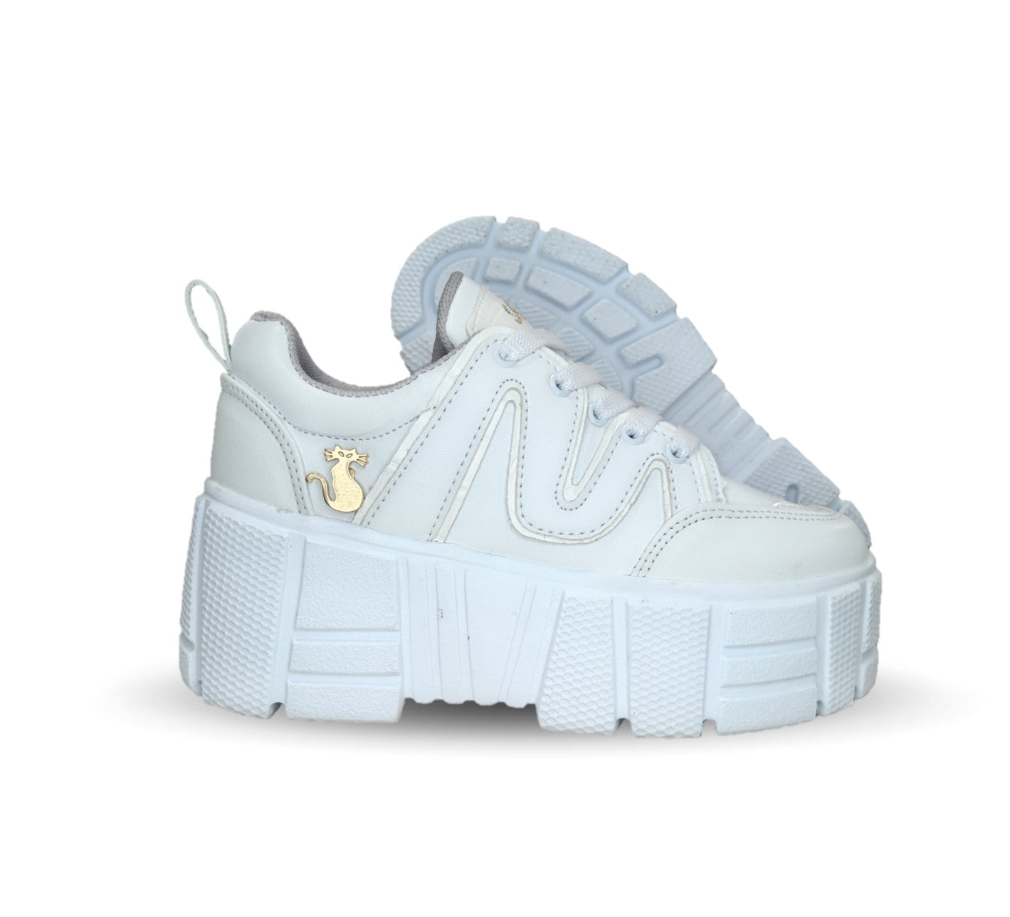 Tenis Urbano Shadow 2004 Blanco/Blanco para mujer