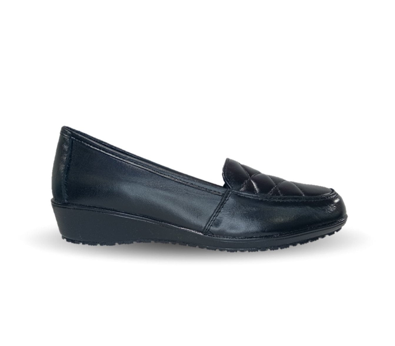 Zapato de Confort de piel Ladys Var-Tell 11 Negro para mujer