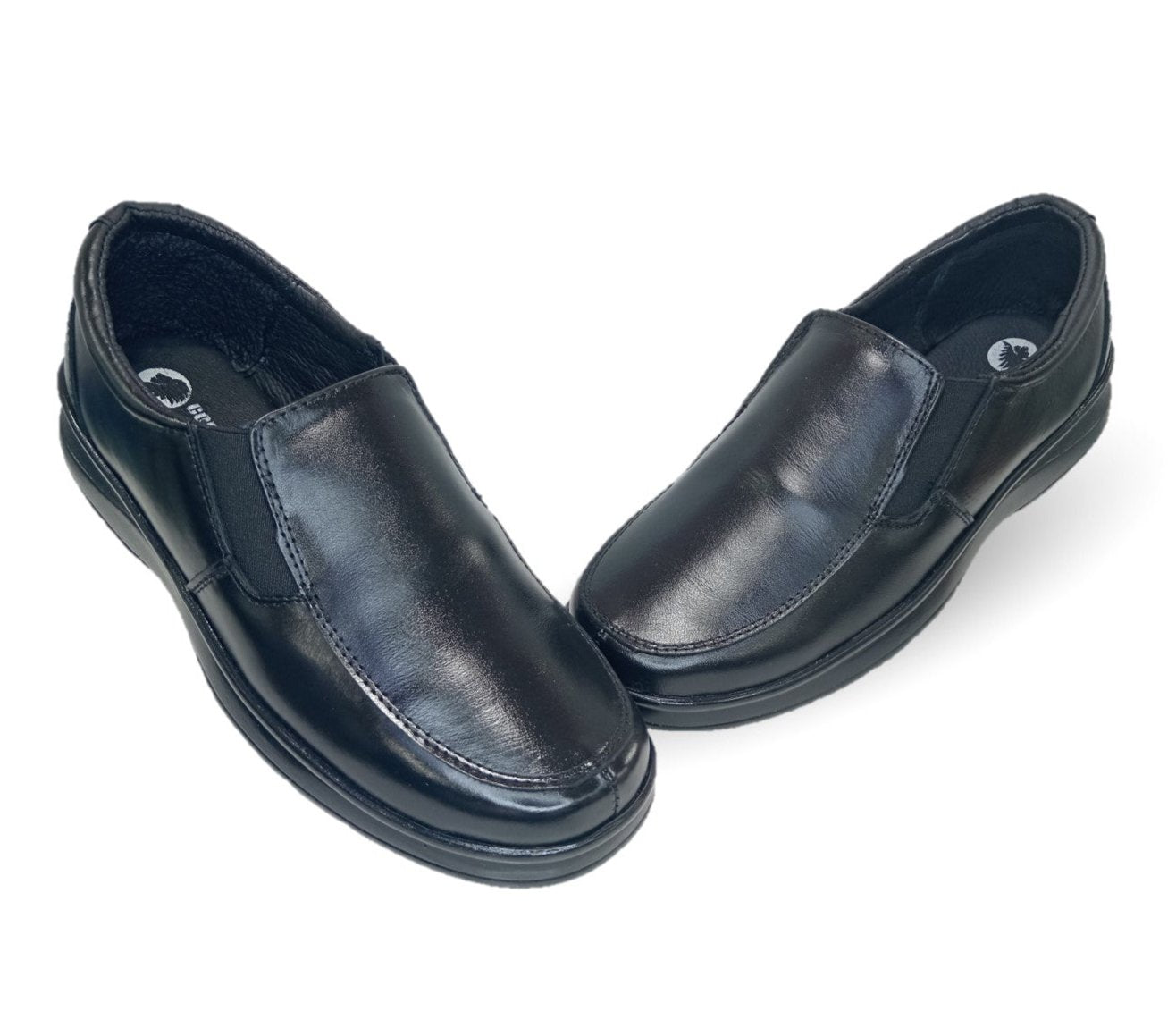Zapato de Confort de piel Var-Tell 502 Negro para hombre