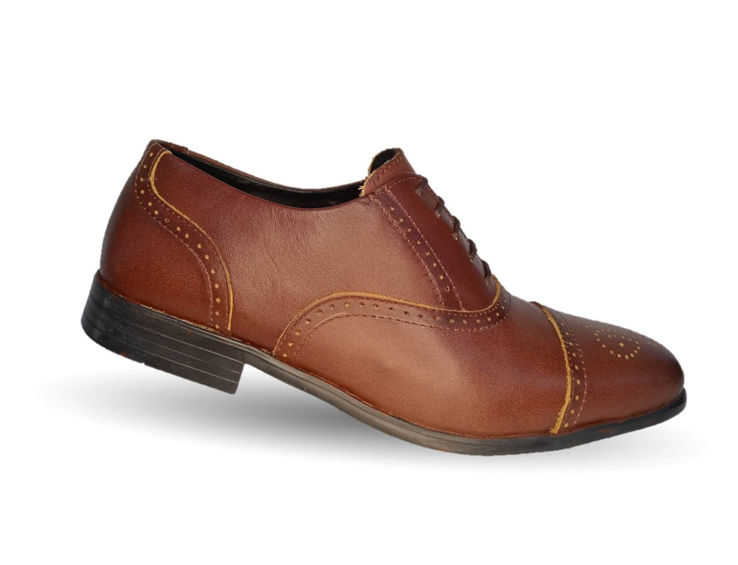 Zapato de Vestir de piel Viakentto 410 Brandy para hombre