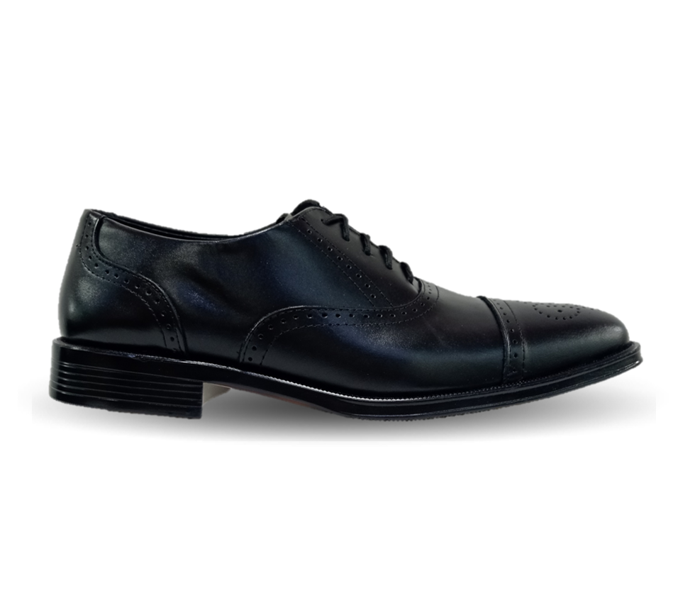 Zapato de Vestir de piel Viakentto 920 Negro para hombre