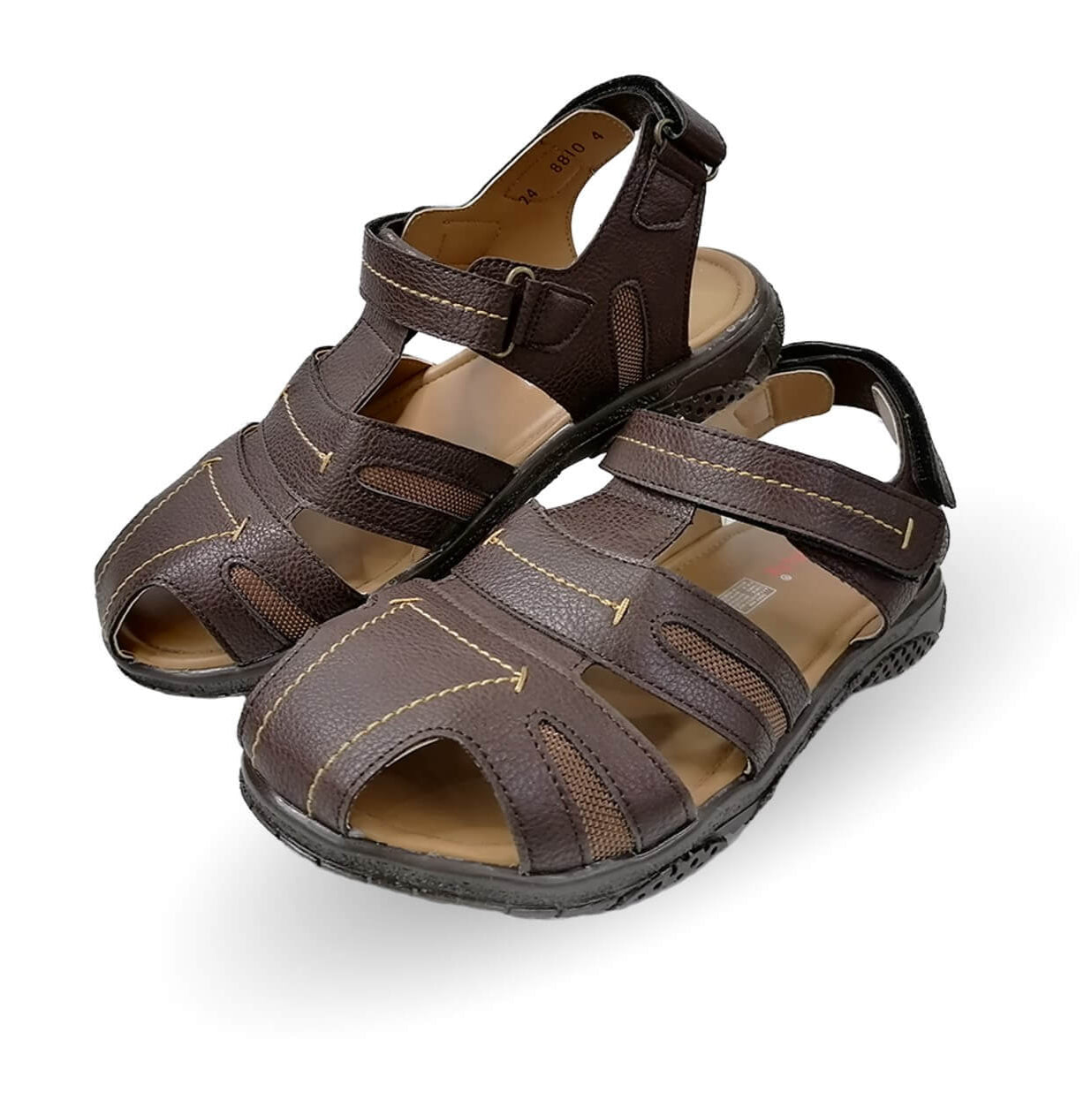 Sandalia con contactel Yondeer 8810 Café/Café Unisex para niño y mujer