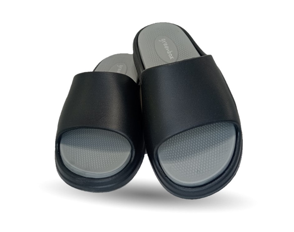 Sandalia Elega SV085 Negro/Gris para hombre