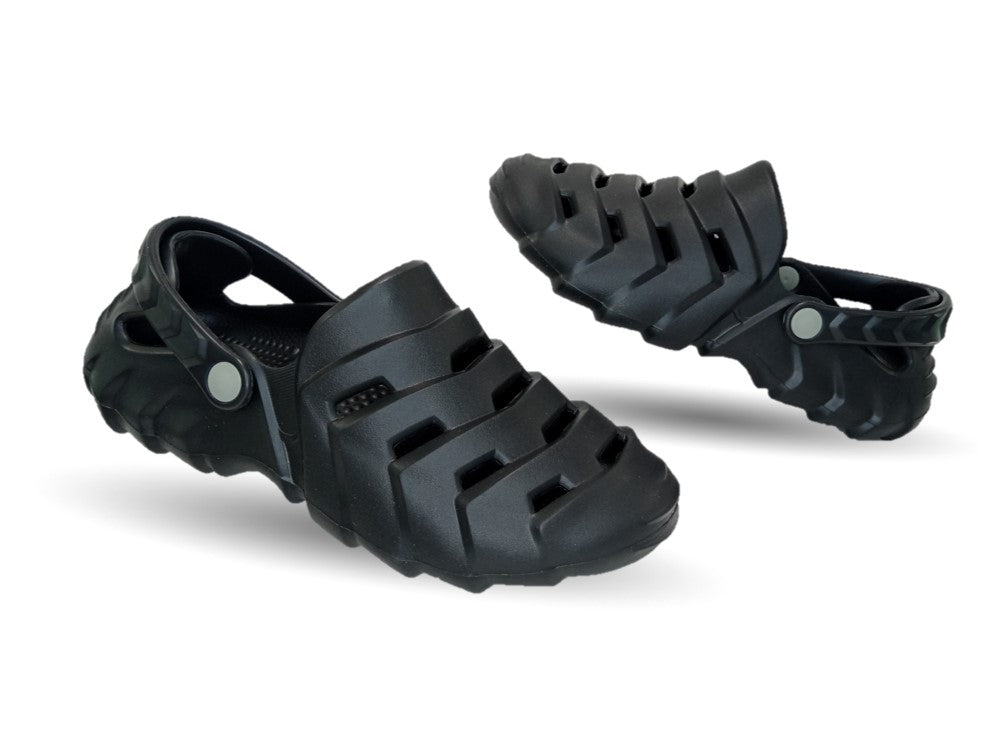 Sandalia Elega SV088 Negro/Negro para hombre