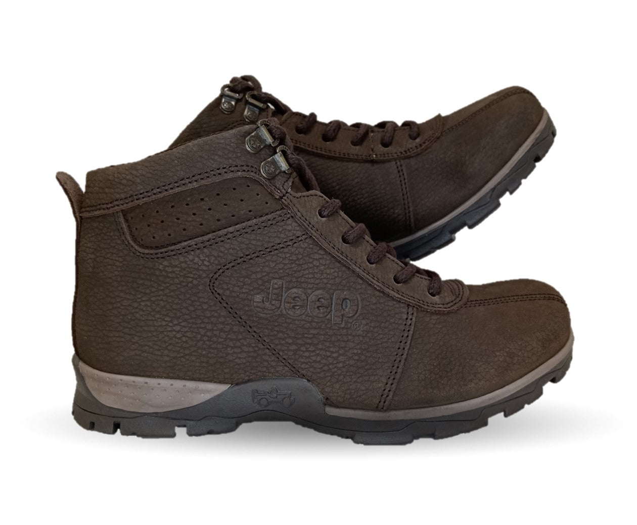 Bota Casual de piel Jeep 10427 Nobuck Café para hombre