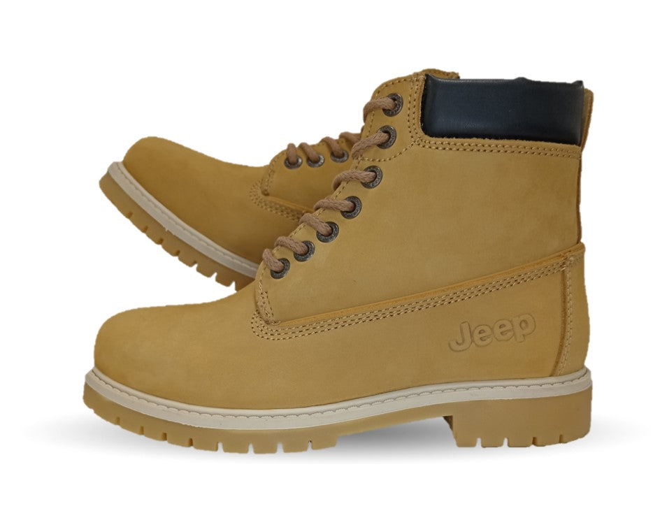 Botas Casuales de piel Jeep 3801 Miel para hombre