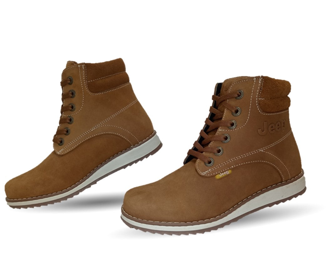 Botas Casuales de piel Jeep 9421 Bronce/Tabaco para mujer