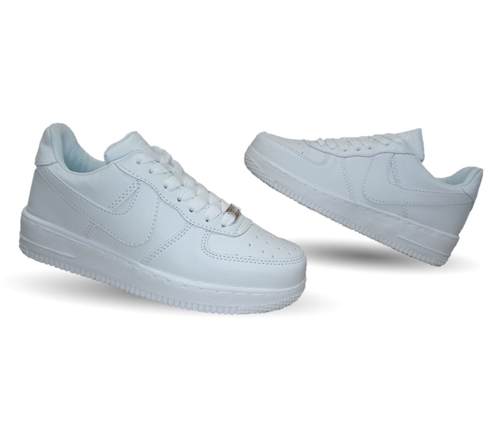 Tenis Urbano Lermi 2 Blanco/Blanco Unisex para mujer y hombre