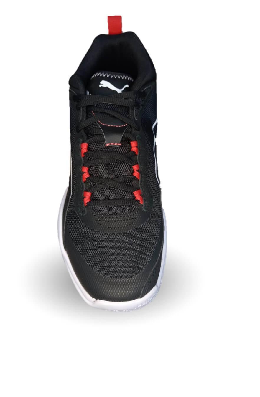 Tenis Deportivo Puma 4101 Negro/Blanco/Rojo para hombre