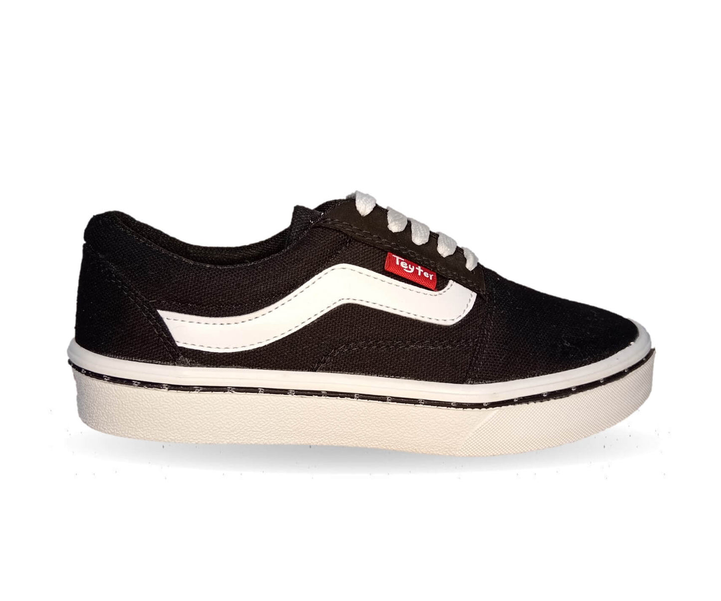 Tenis Urbano Teyter 12 Negro/Blanco Unisex para mujer y hombre