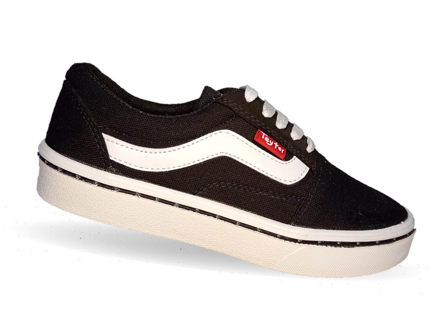 Tenis Urbano Teyter 12 Negro/Blanco Unisex para mujer y hombre