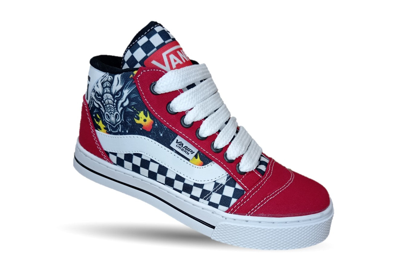 Tenis Urbano Vanpi 730 Rojo Unisex para mujer y hombre