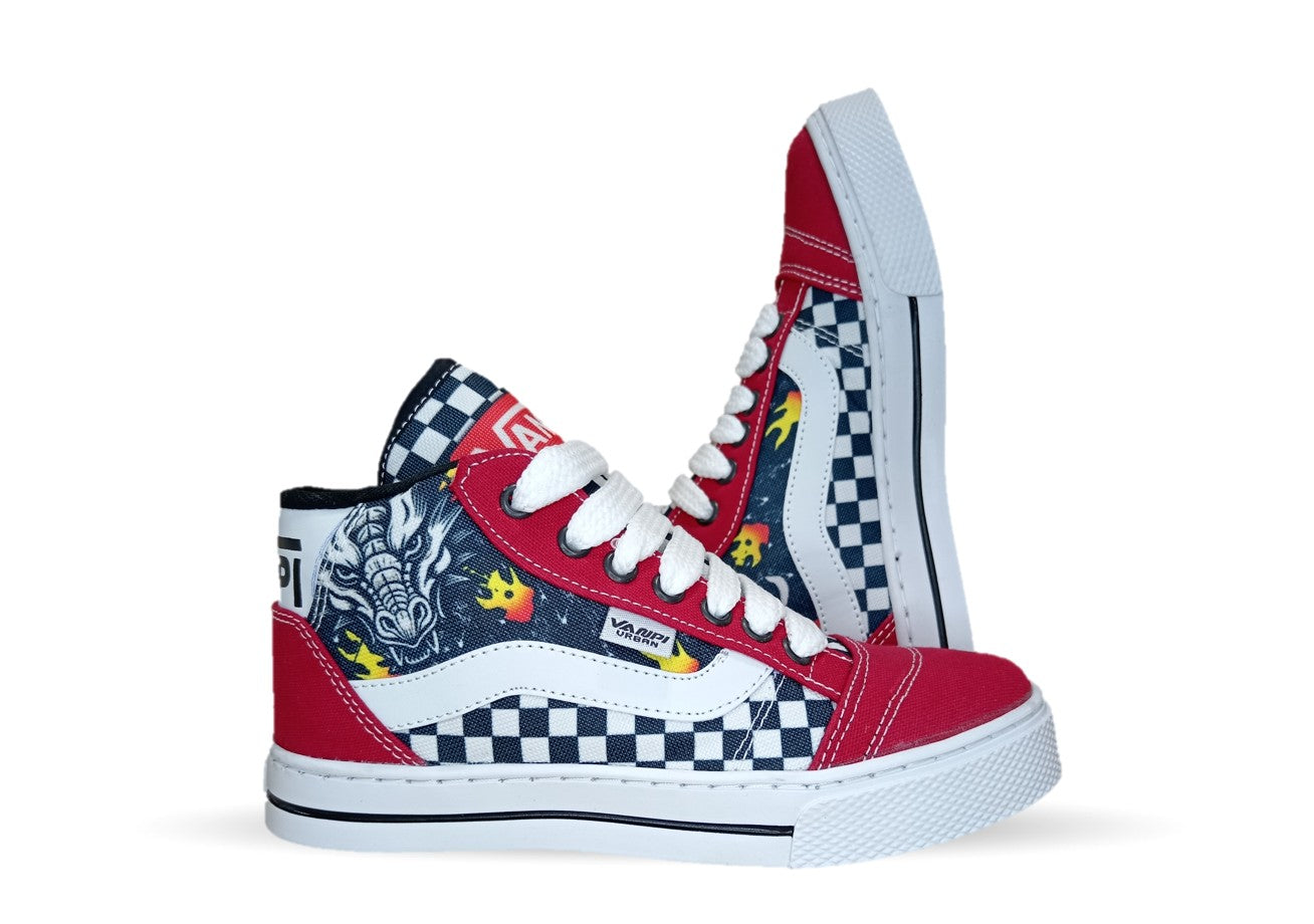 Tenis Urbano Vanpi 730 Rojo Unisex para mujer y hombre