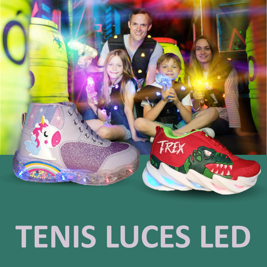 Tenis LED de niños