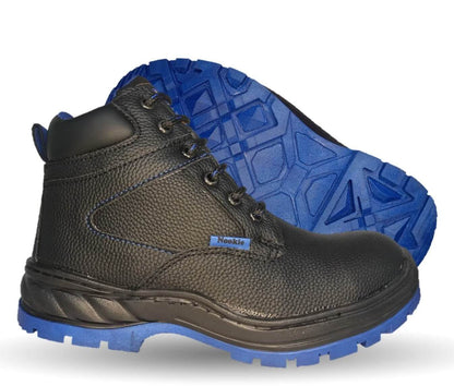 Botas Industriales y Casuales con casco de acero 2K Extra 2801 Negro/Azul Unisex para hombre y mujer