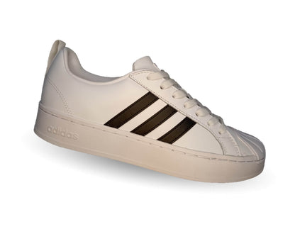 Tenis Urbano de piel Adidas 5488 Blanco/Negro para hombre