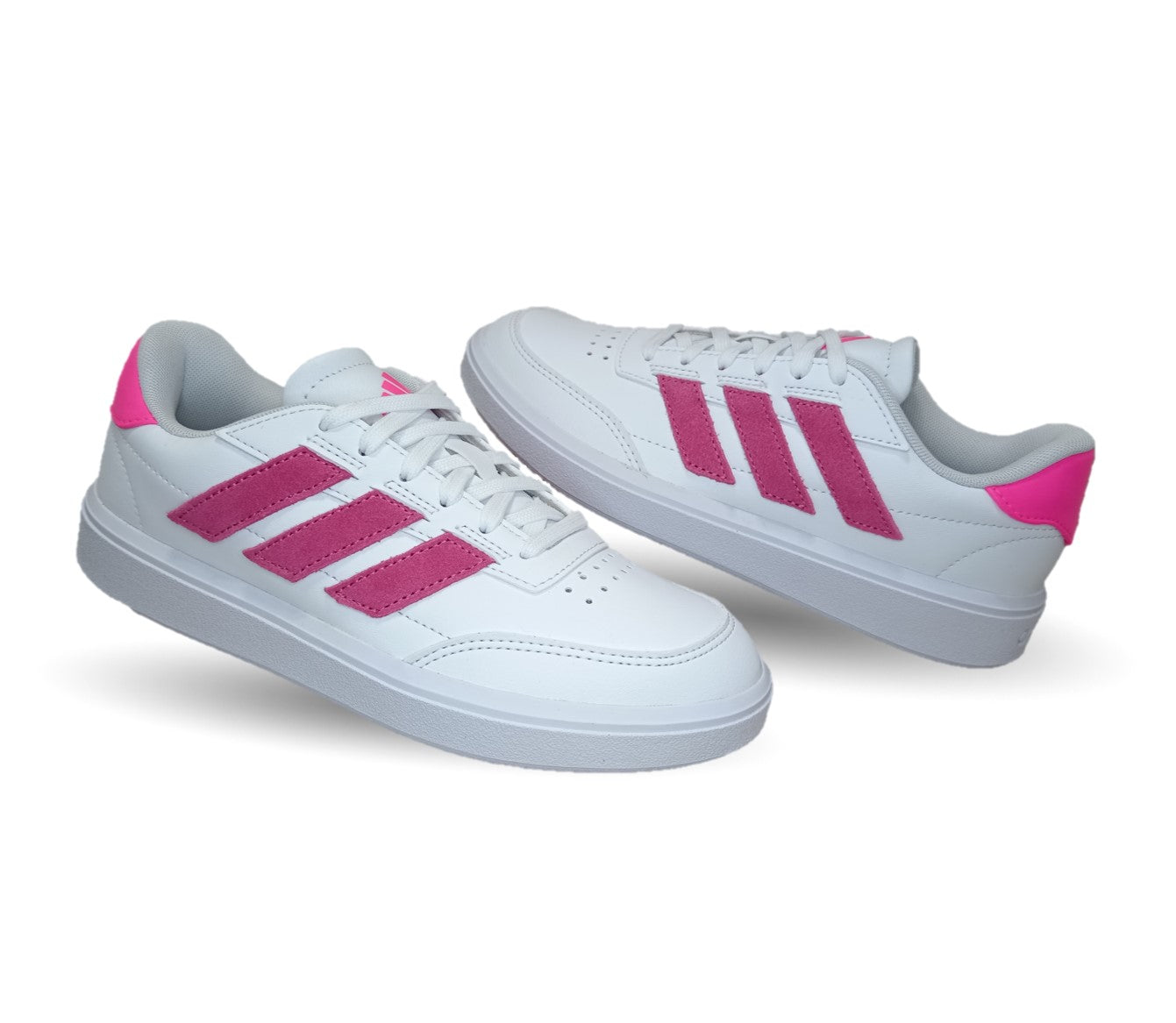 Tenis Urbano Adidas 6463 Blanco/Fiusha para mujer