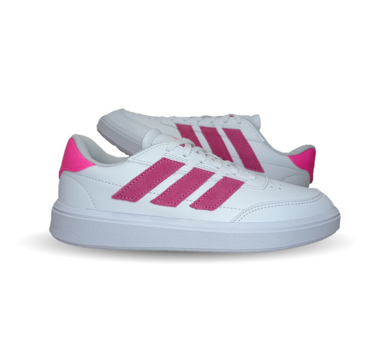 Tenis Urbano Adidas 6463 Blanco/Fiusha para mujer