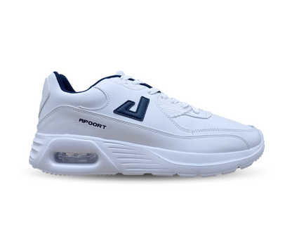 Tenis Deportivo Apoort 5013 Color Blanco/Marino Unisex para hombre y mujer