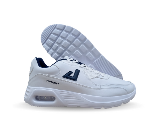 Tenis Deportivo Apoort 5013 Color Blanco/Marino Unisex para hombre y mujer